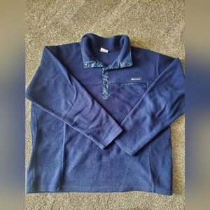 Men's Columbia 3/4 snap button pullover